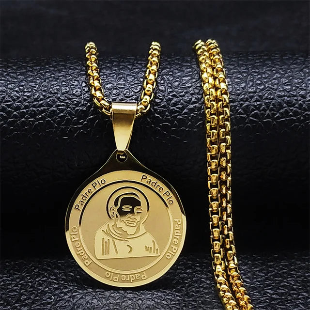 Serenity Medallion (Padre Pio Pendant)