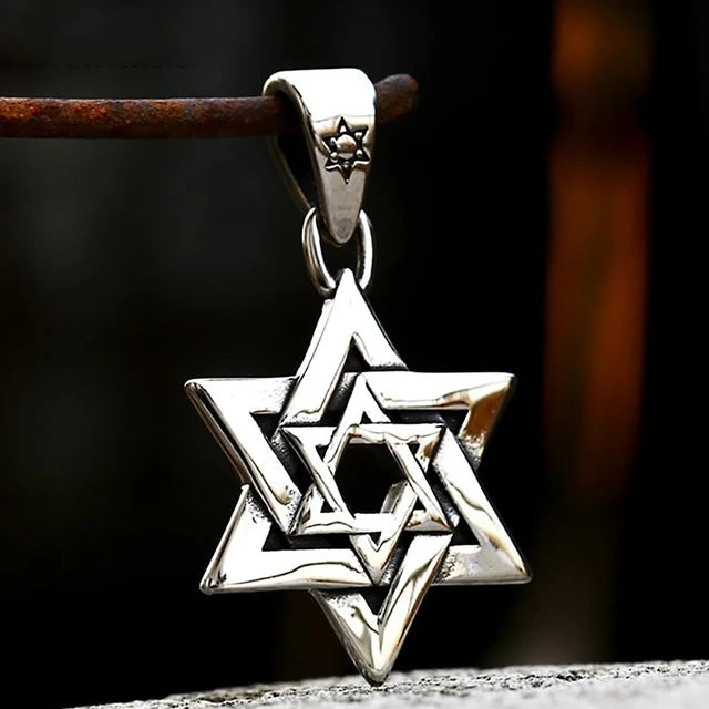 Classic Hexagram Necklace (Star of David)