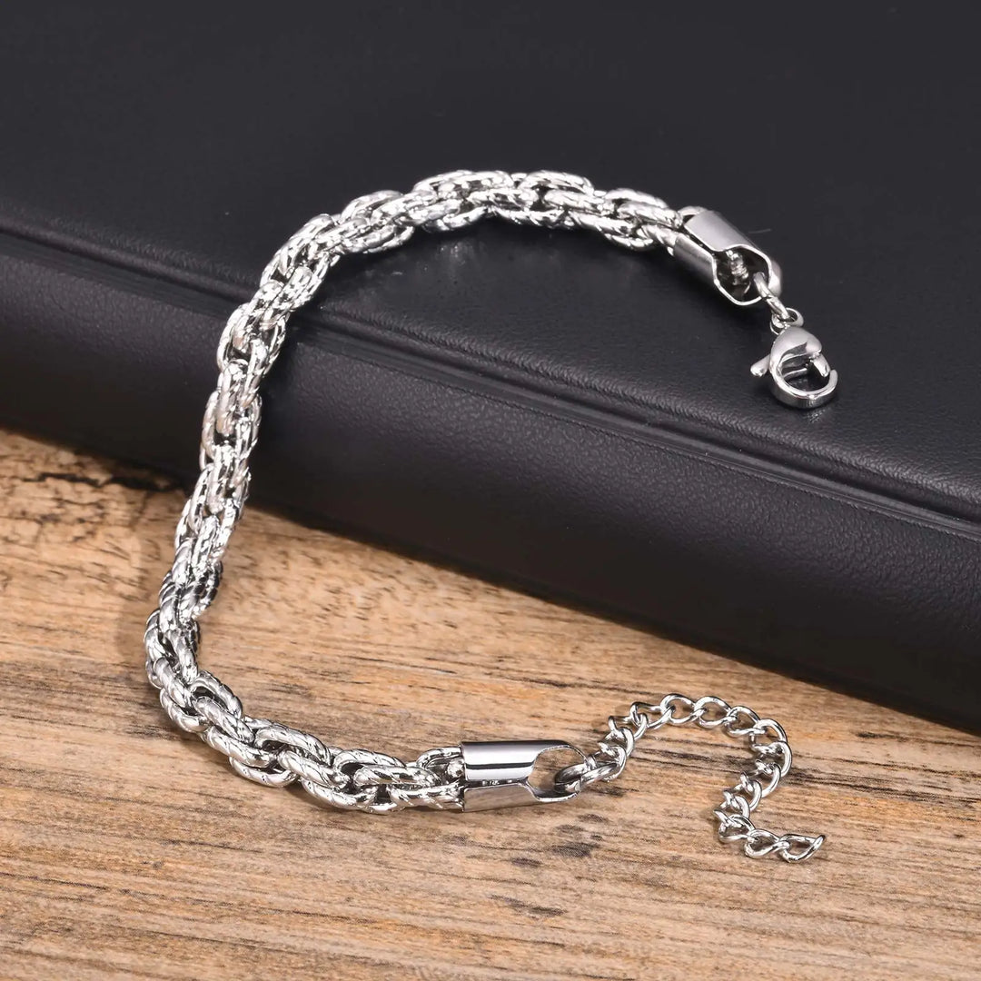 Rebel Bracelet (Braided Chain)