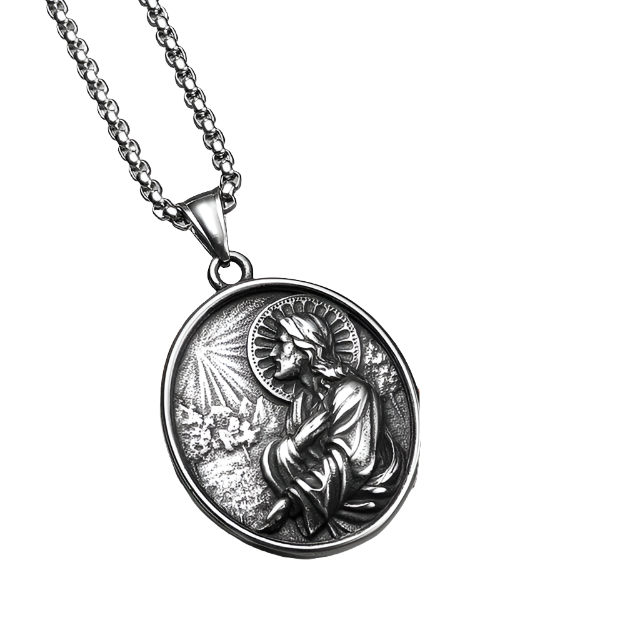 Holy Figure Necklace (Saint Joseph Pendant)
