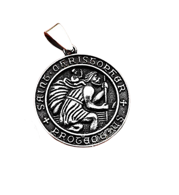 Pilgrim's Path Necklace (St. Christopher Pendant)