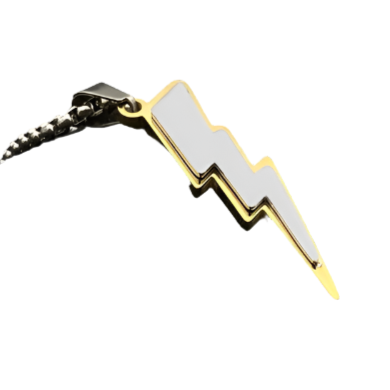 Zephyr Necklace (Electrifying Bolt Pendant)