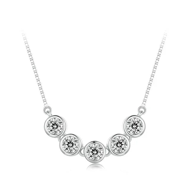 Allura Necklace (Moissanite)