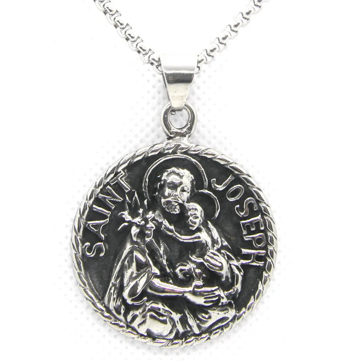 Sacred Guardian Necklace (Saint Joseph Pendant)