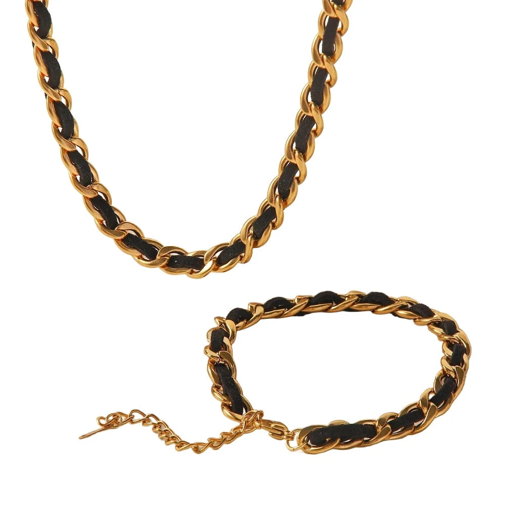Leather Chain Necklace