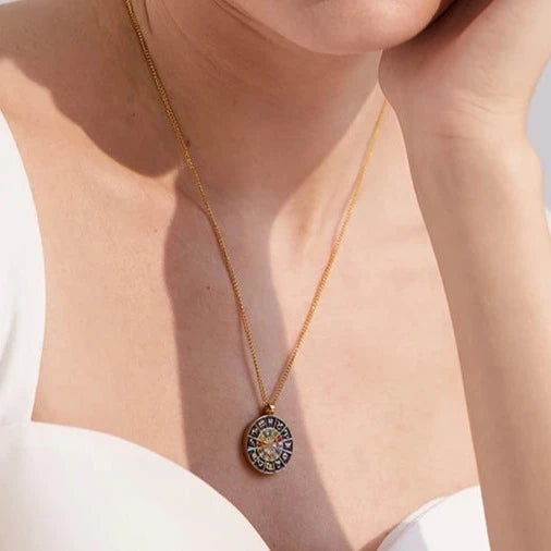 Celestia Zodiac Pendant (Double-sided)