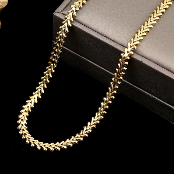Zaria Necklace (Fishbone Choker)