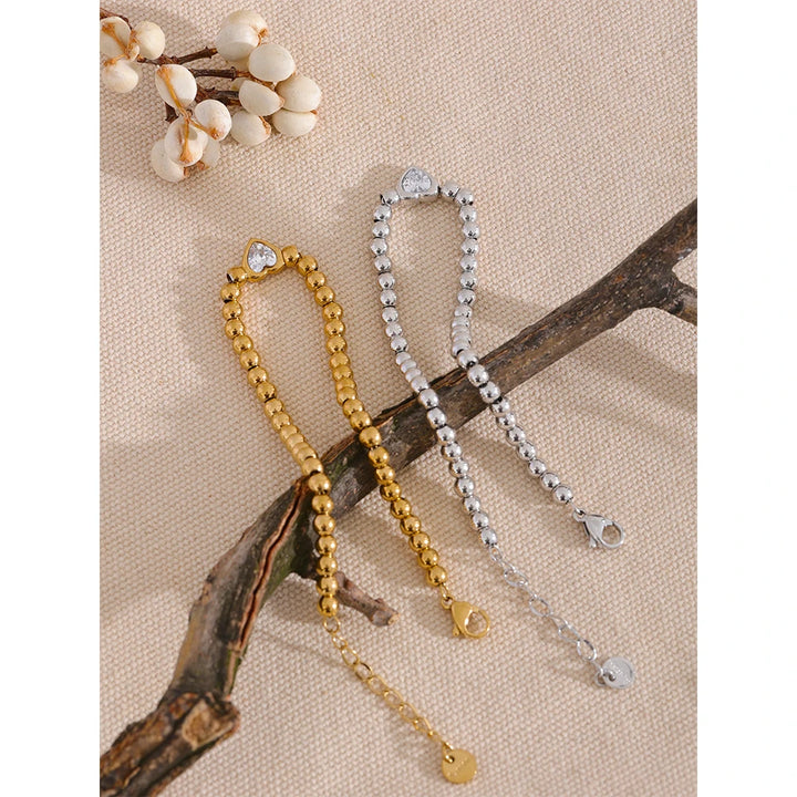 Isabella Heart Bracelet (CZ Heart)