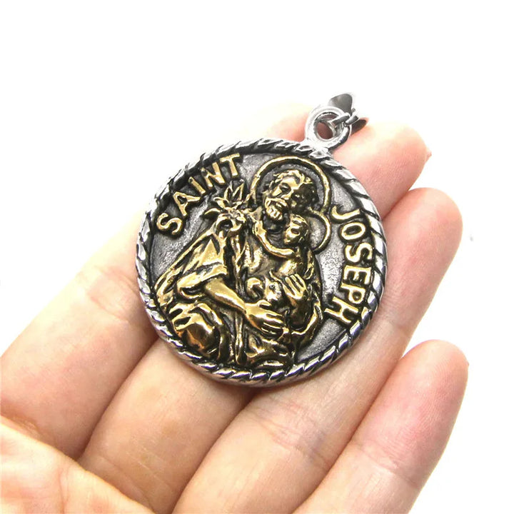 Sacred Guardian Necklace (Saint Joseph Pendant)