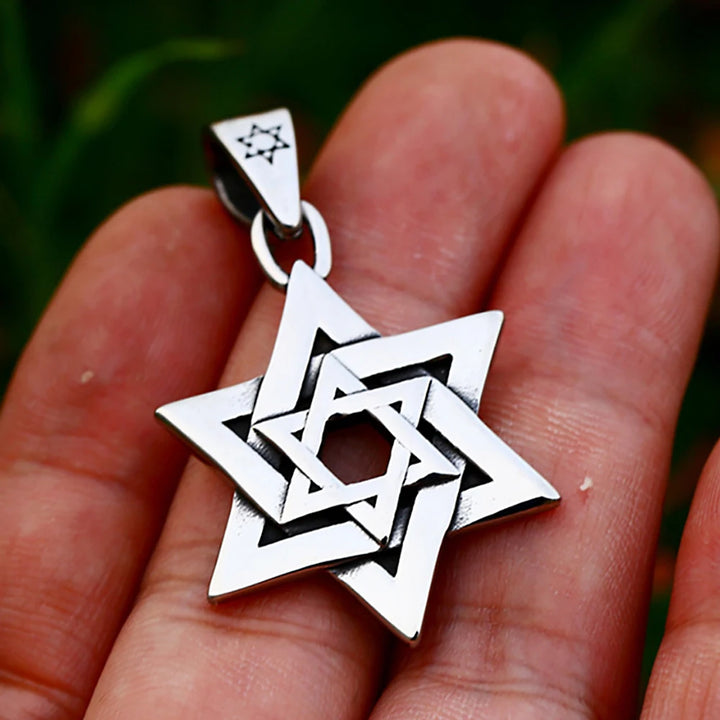 Classic Hexagram Necklace (Star of David)