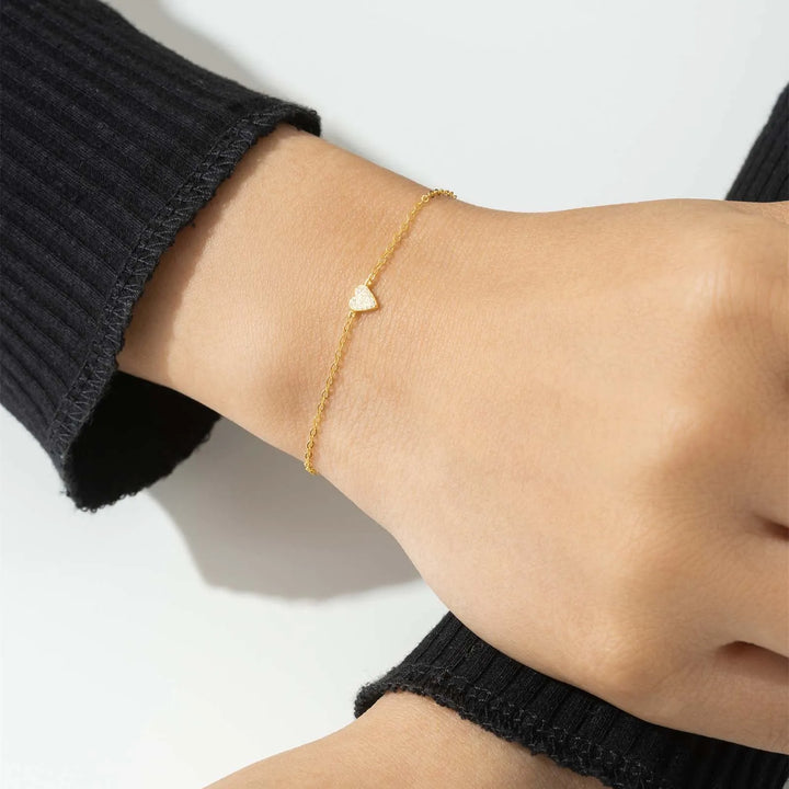 Aurora Bracelet (Cubic Zirconia Heart)