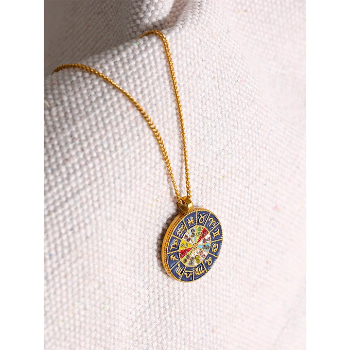 Celestia Zodiac Pendant (Double-sided)