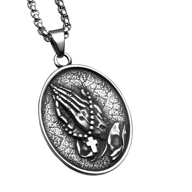 Praying Hands Necklace