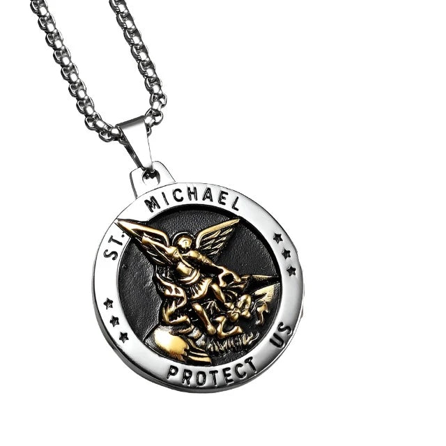 Sacred Guardian Necklace (Saint Michael Pendant)