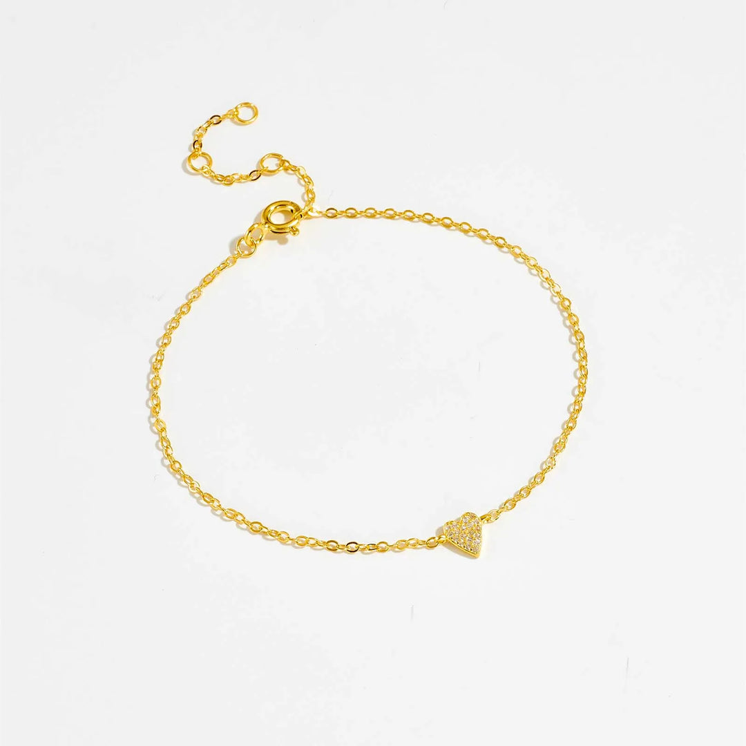 Aurora Bracelet (Cubic Zirconia Heart)