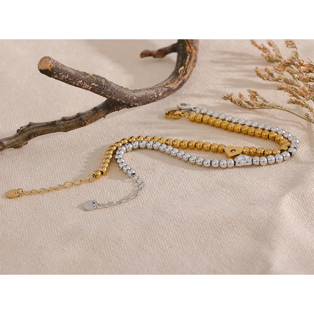 Isabella Heart Bracelet (CZ Heart)