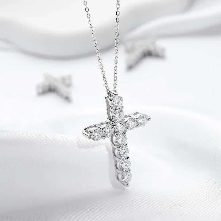 Radiant Faith Moissanite Necklace