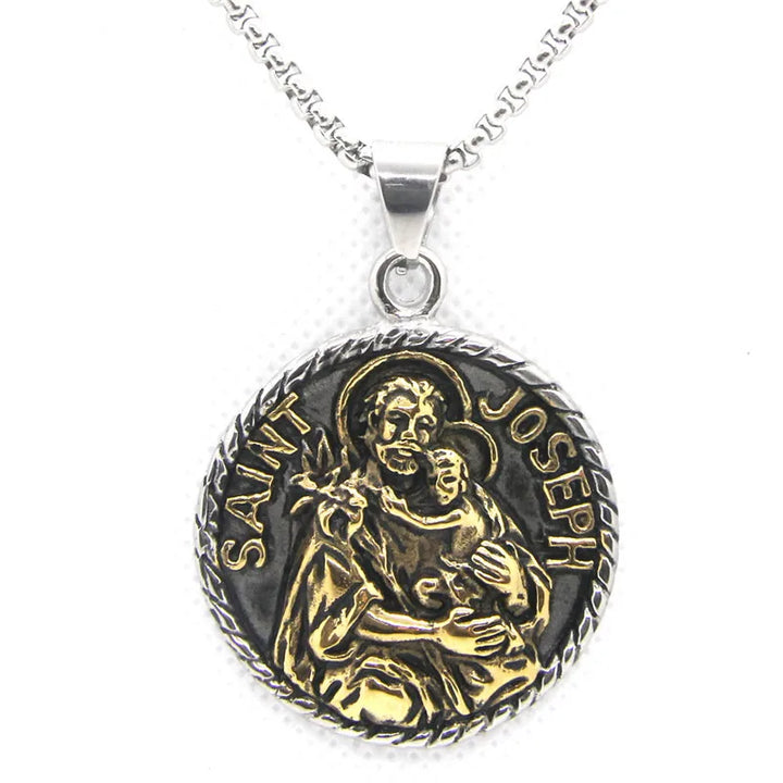 Sacred Guardian Necklace (Saint Joseph Pendant)