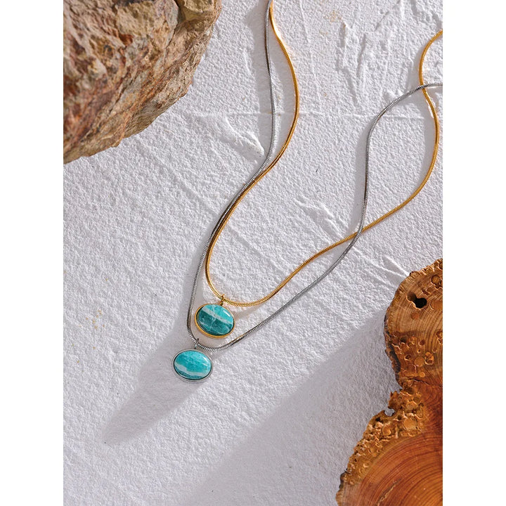 Sylvia Amazonite Necklace