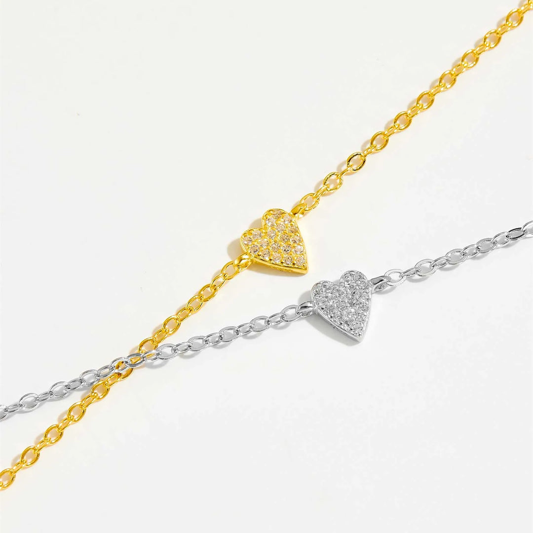 Aurora Bracelet (Cubic Zirconia Heart)