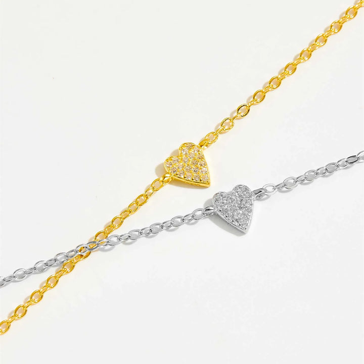 Aurora Bracelet (Cubic Zirconia Heart)