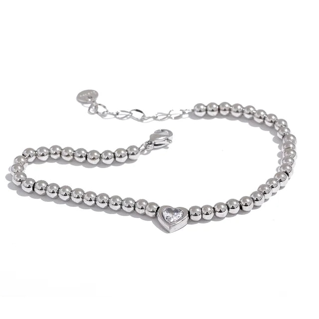Isabella Heart Bracelet (CZ Heart)
