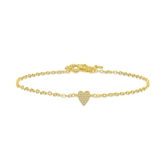 Aurora Bracelet (Cubic Zirconia Heart)
