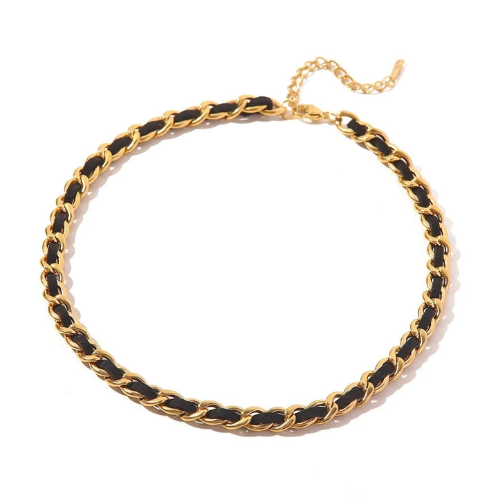 Leather Chain Necklace