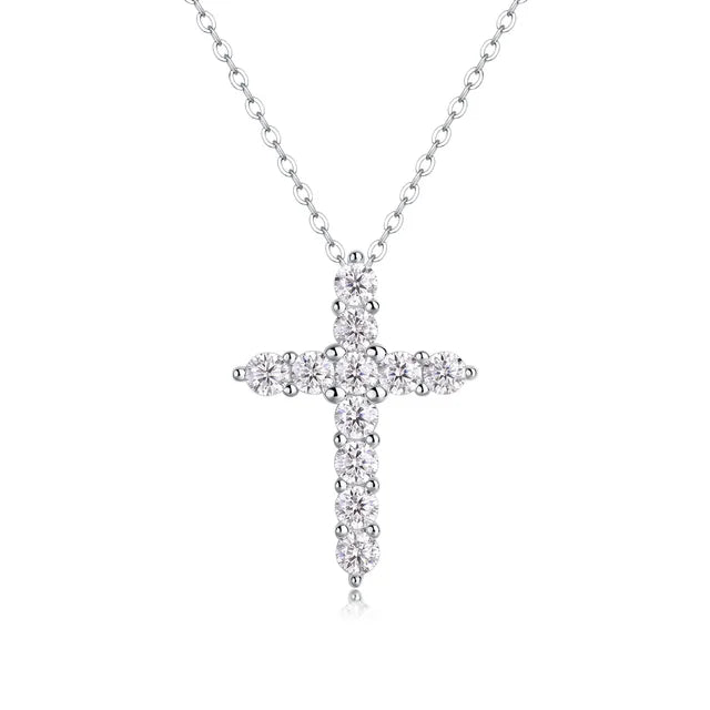 Radiant Faith Moissanite Necklace