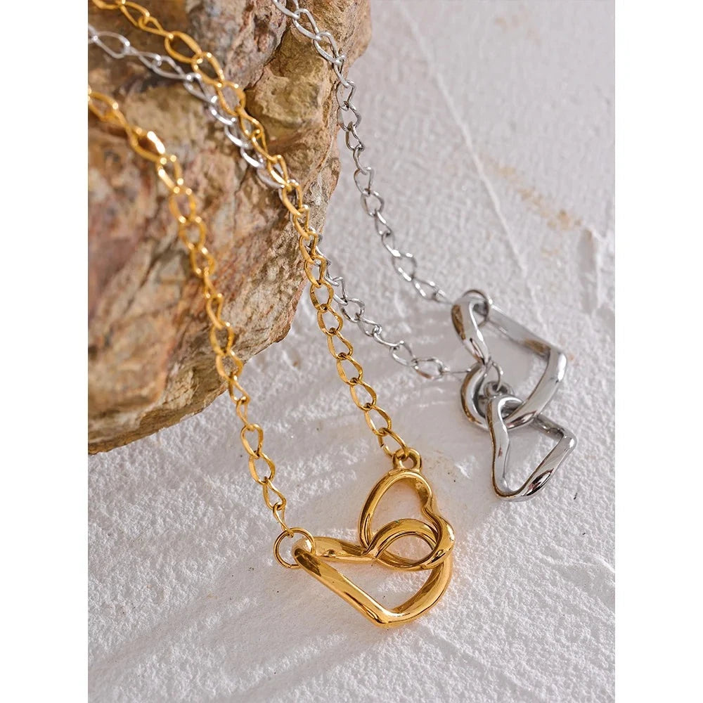 Locked Hearts Necklace