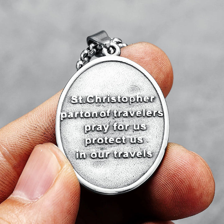 Voyager's Guardian Necklace (Saint Christopher Pendant)