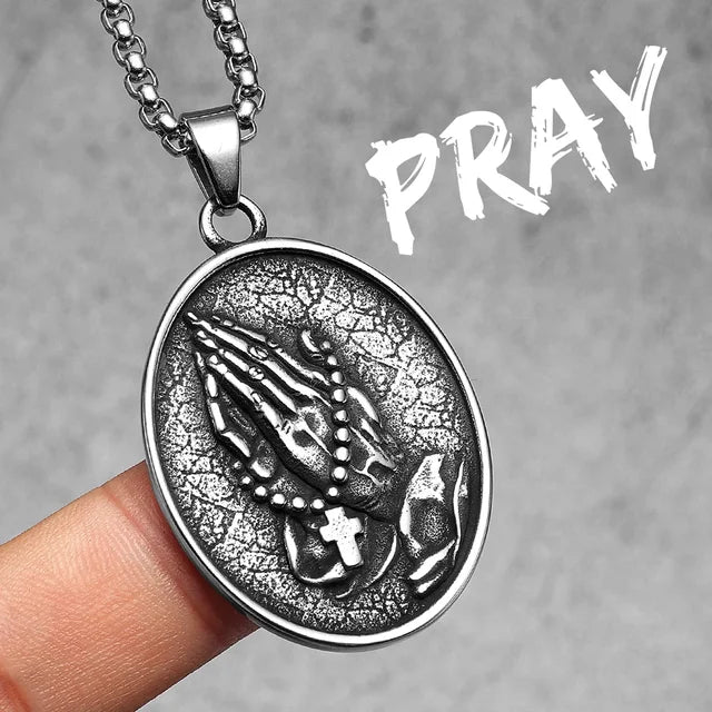 Praying Hands Necklace