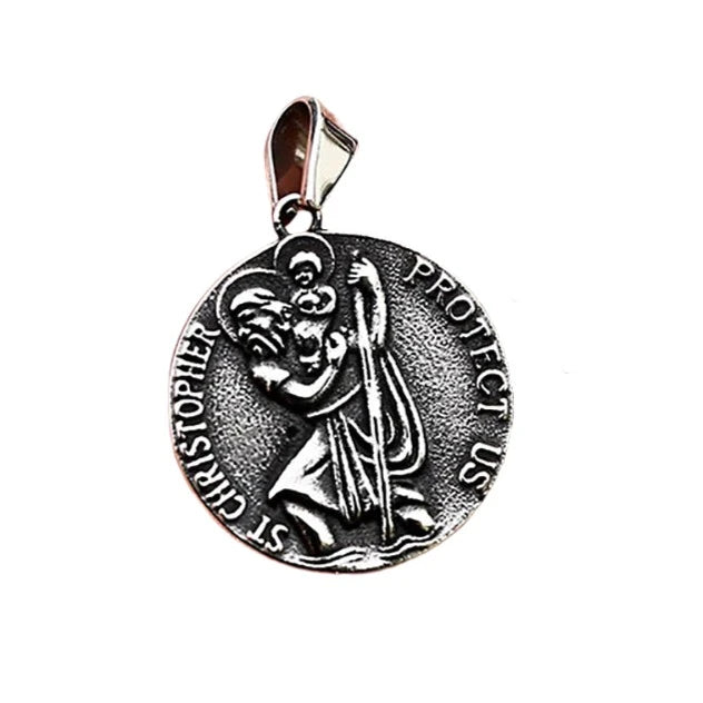Guardian's Grace Necklace (St. Christopher Pendant)