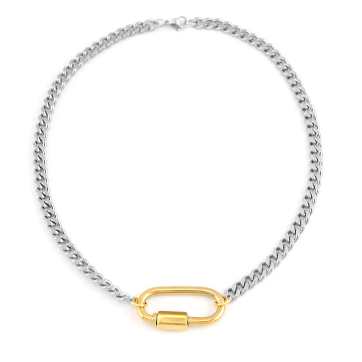 Atlas Necklace (Chunky chain with carabiner)