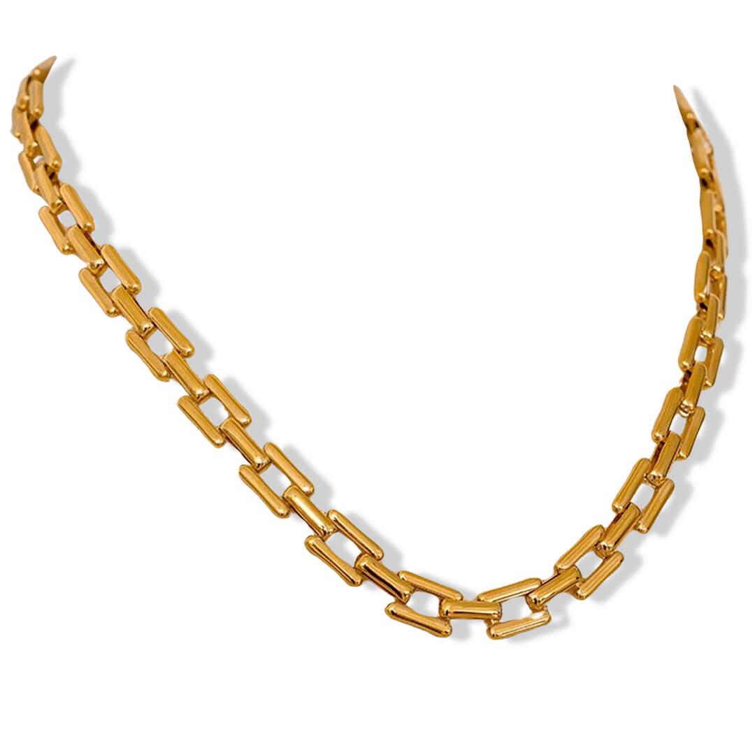 Toni Square Link Necklace