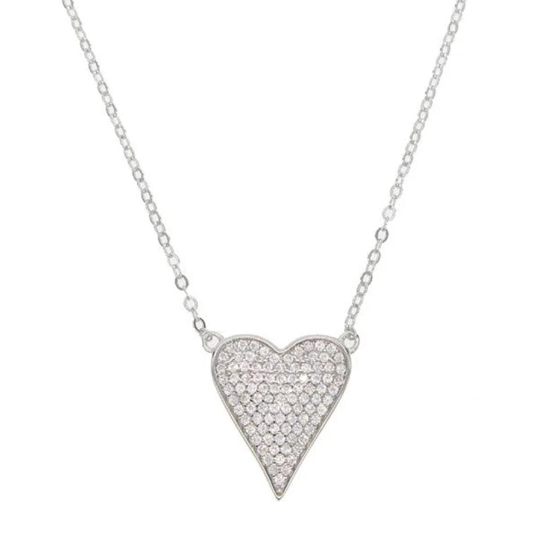 Eva Heart Layered Necklaces & Earrings