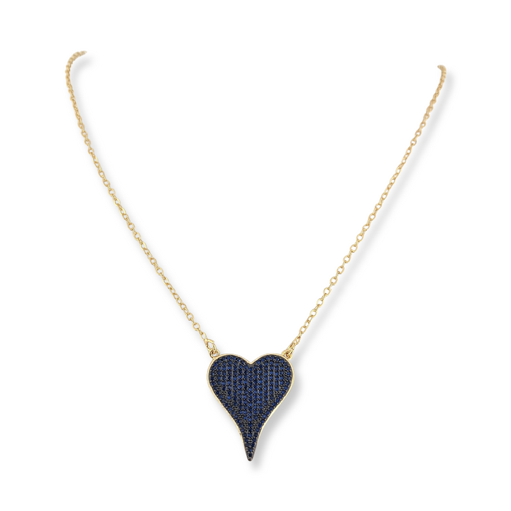 Bianca CZ Heart Pendant Necklace