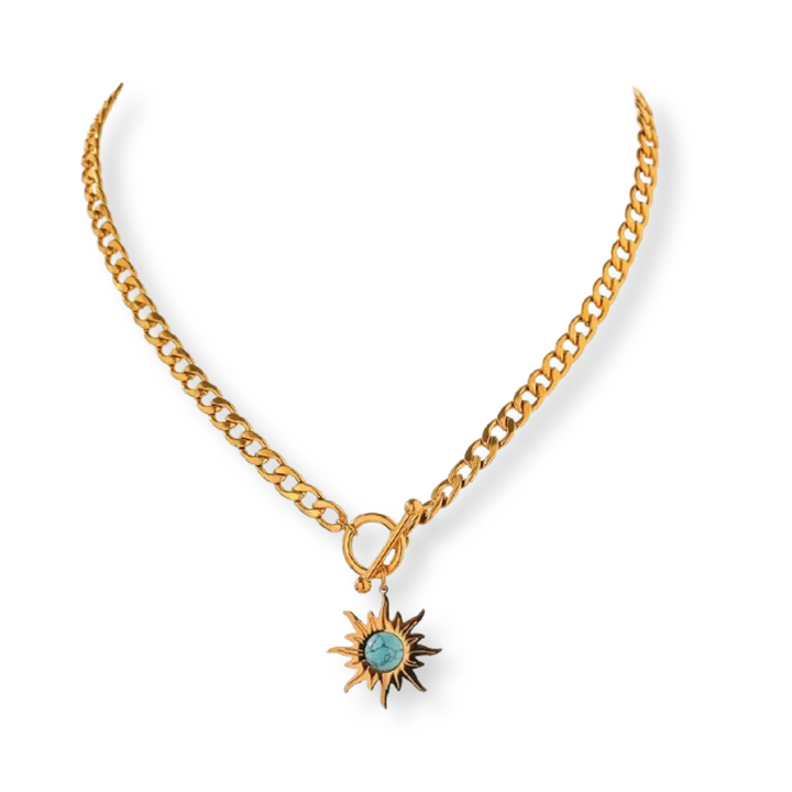 Astra Sun Pendant Necklace