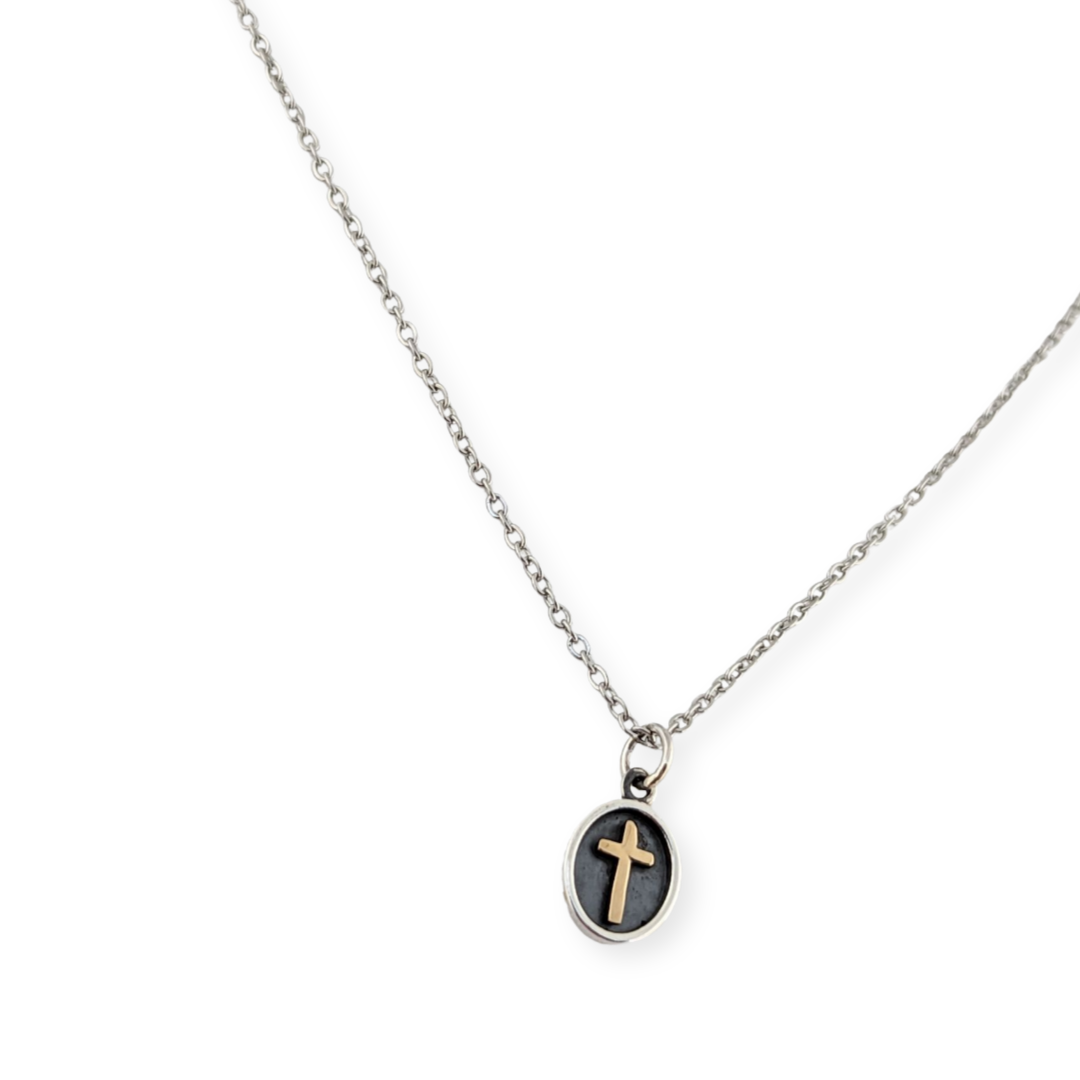 Philomena Dainty Cross Necklace