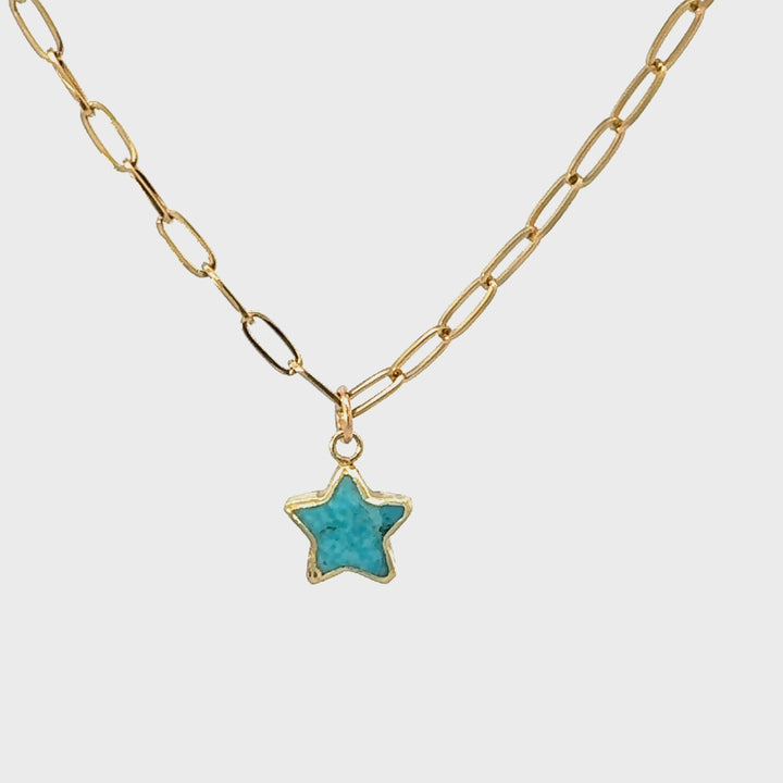 Turquoise Star Necklace