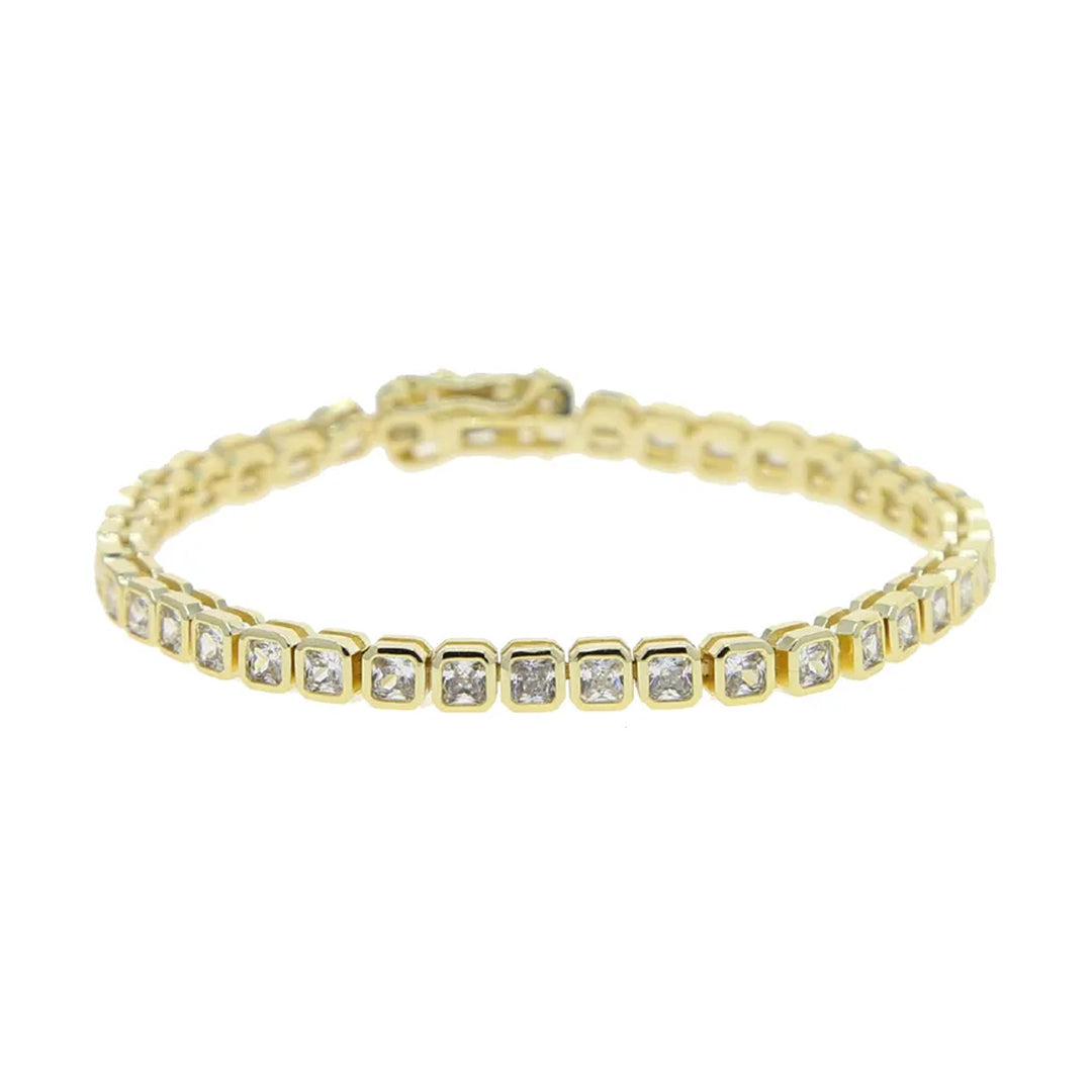 Royale Square Tennis Bracelet