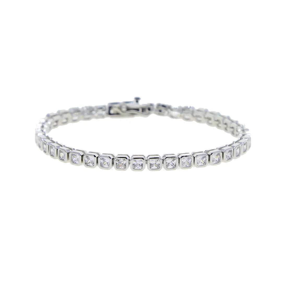 Royale Square Tennis Bracelet