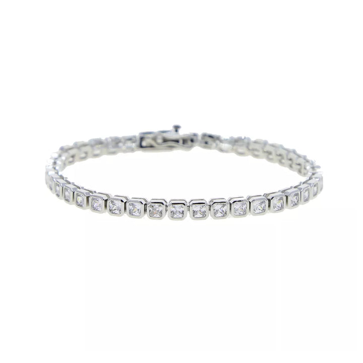 Royale Square Tennis Bracelet