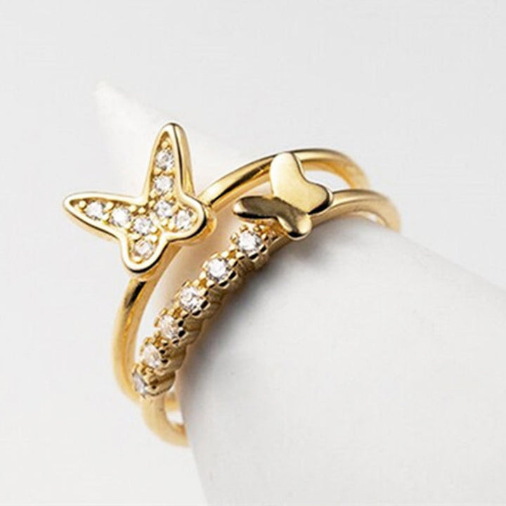 Sterling Silver Butterfly Ring