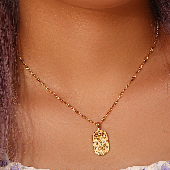 Angelina Zodiac Necklace