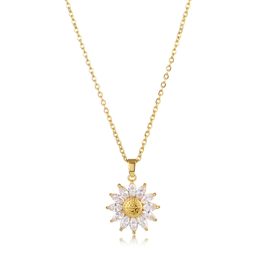 Sofia Sunflower Necklace