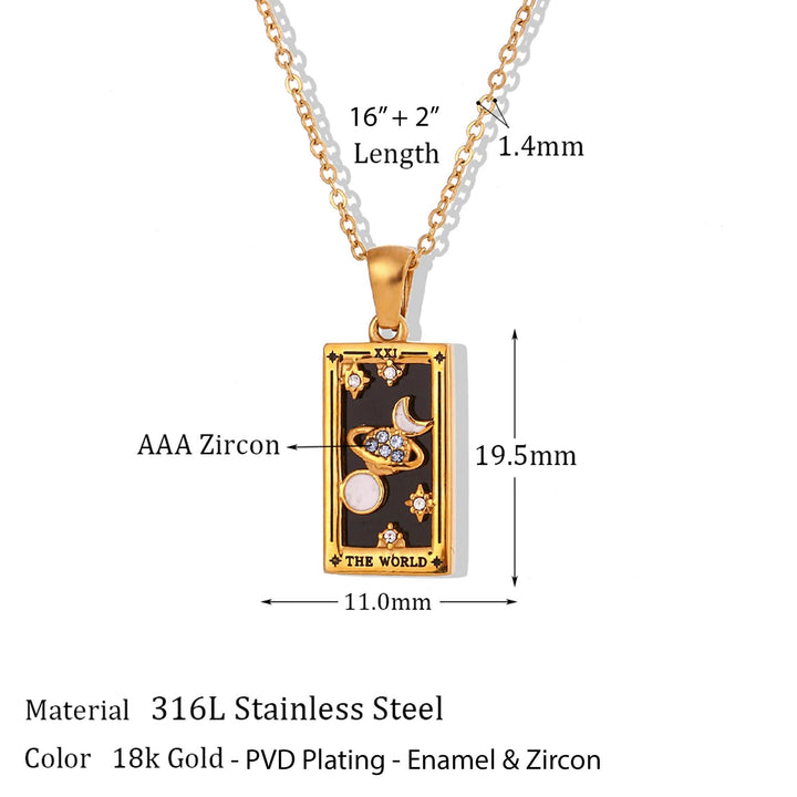 Tarot Card Necklace