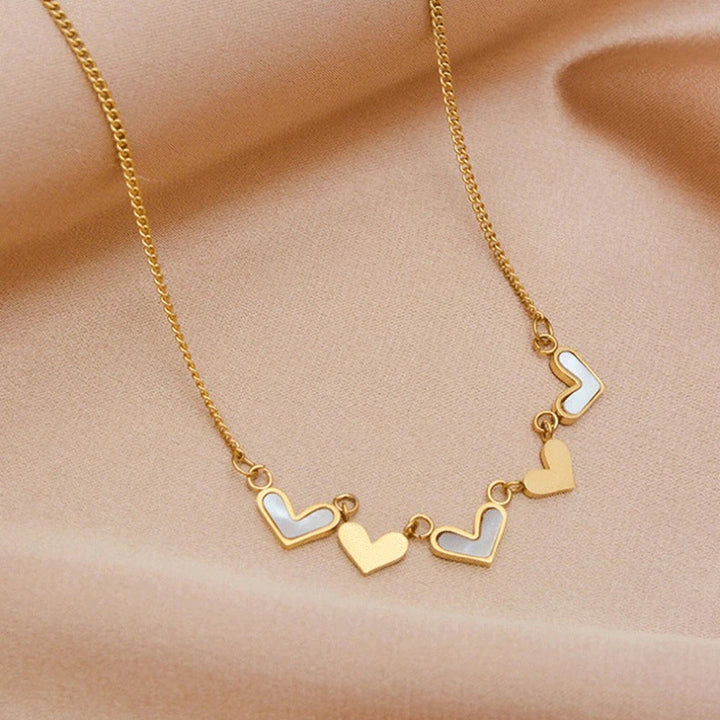 Laney Multi Heart Necklace