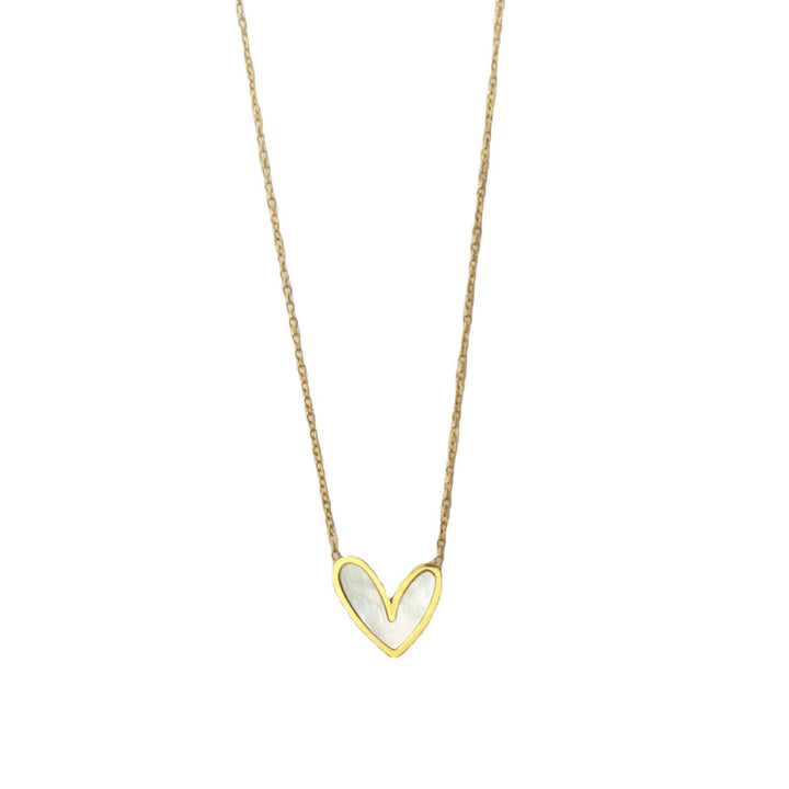 Sofia Mother of Pearl Heart Necklace