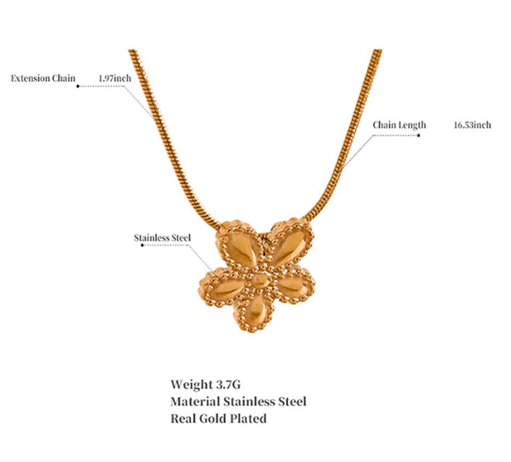 Margot Flower Pendant Necklace